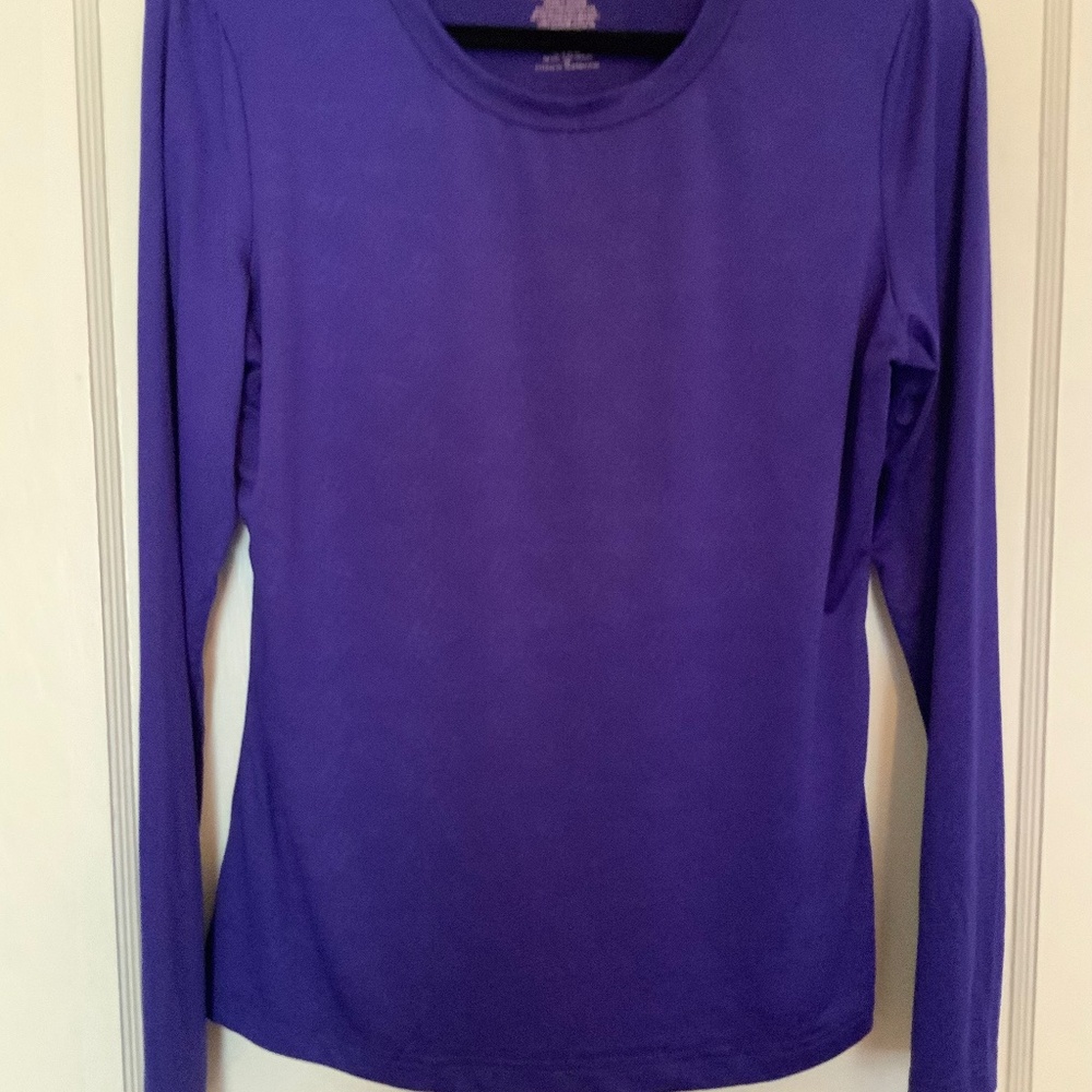 DANSKIN NOW fitted long sleeved top, Sz L